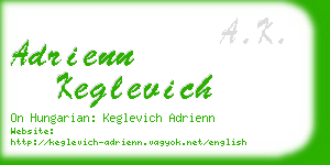 adrienn keglevich business card